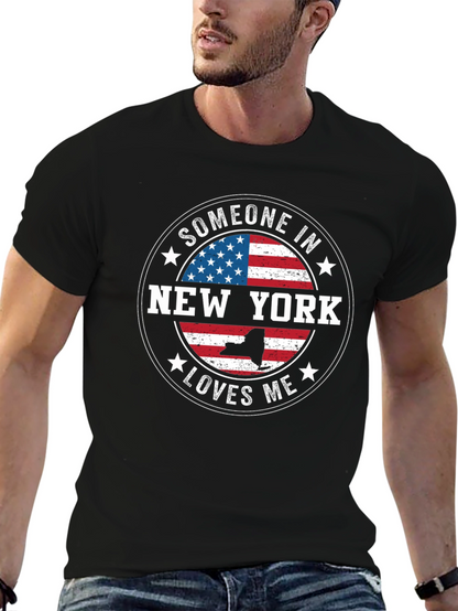 New York USA Flag T-Shirt