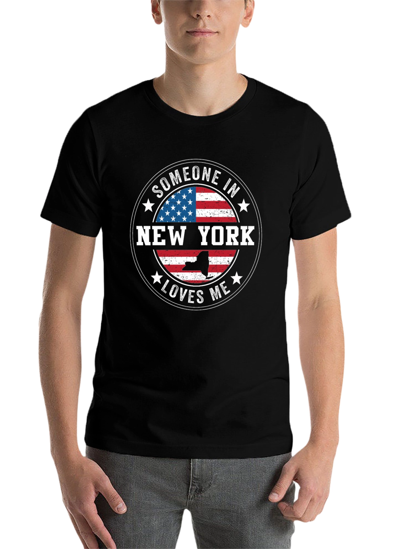 New York USA Flag T-Shirt