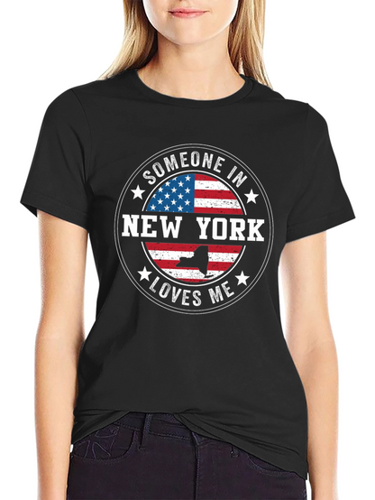 New York USA Flag T-Shirt