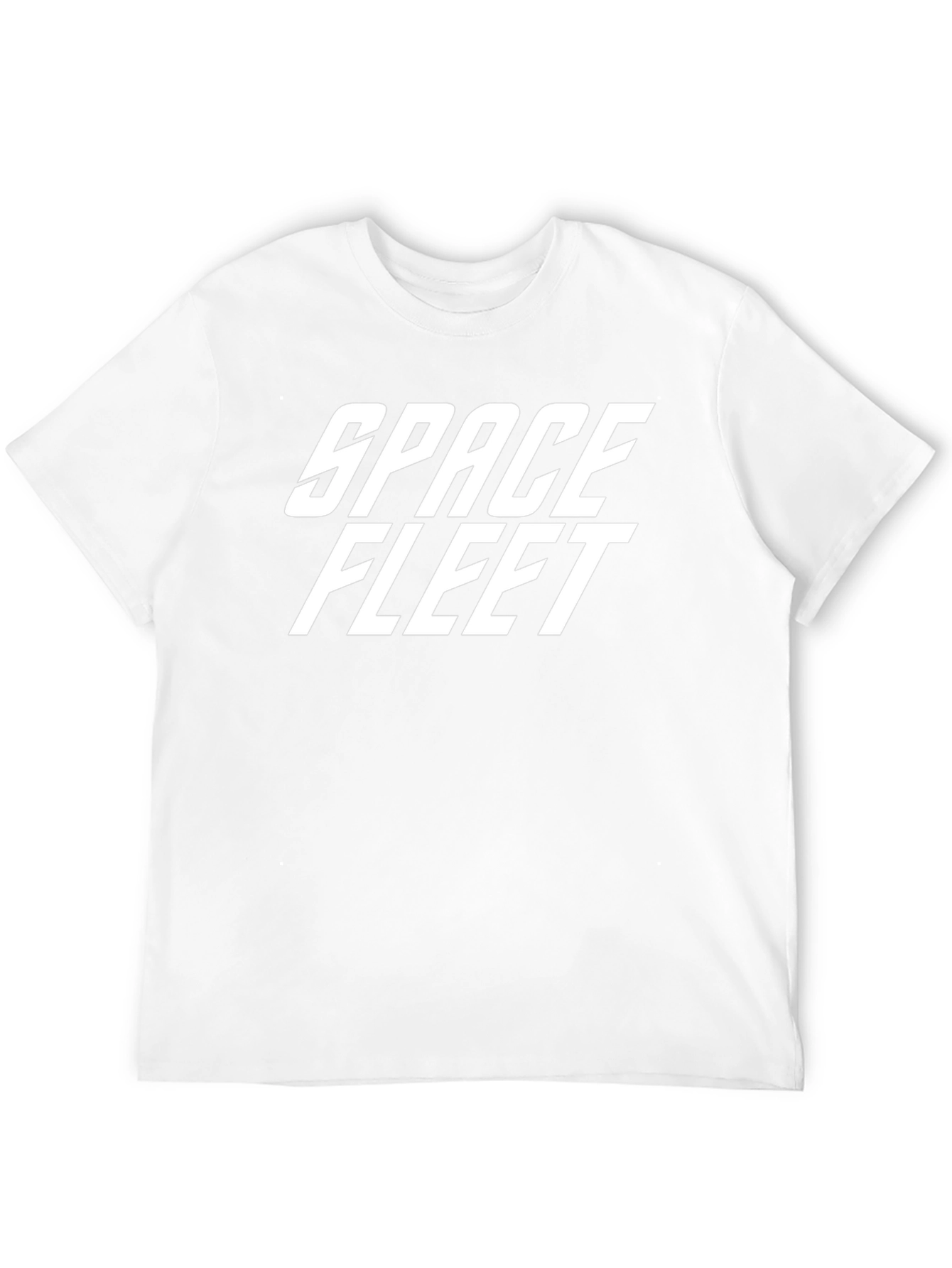 Space Fleet Graphic T-Shirt - Sci-Fi Style Black Tee