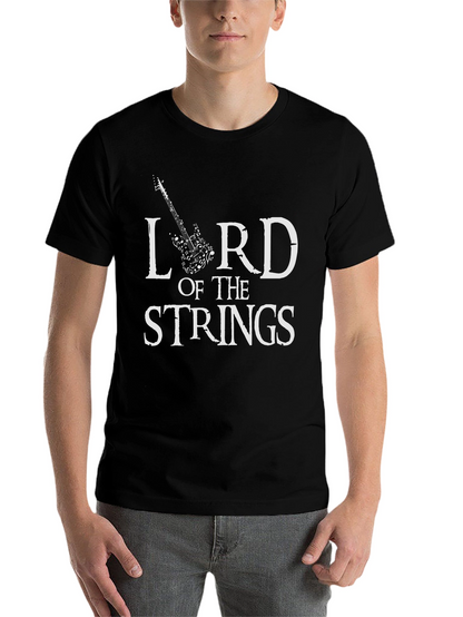 Lord of the Strings Black T-Shirt