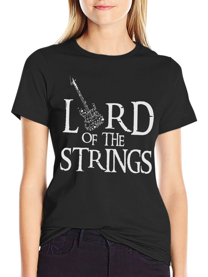 Lord of the Strings Black T-Shirt