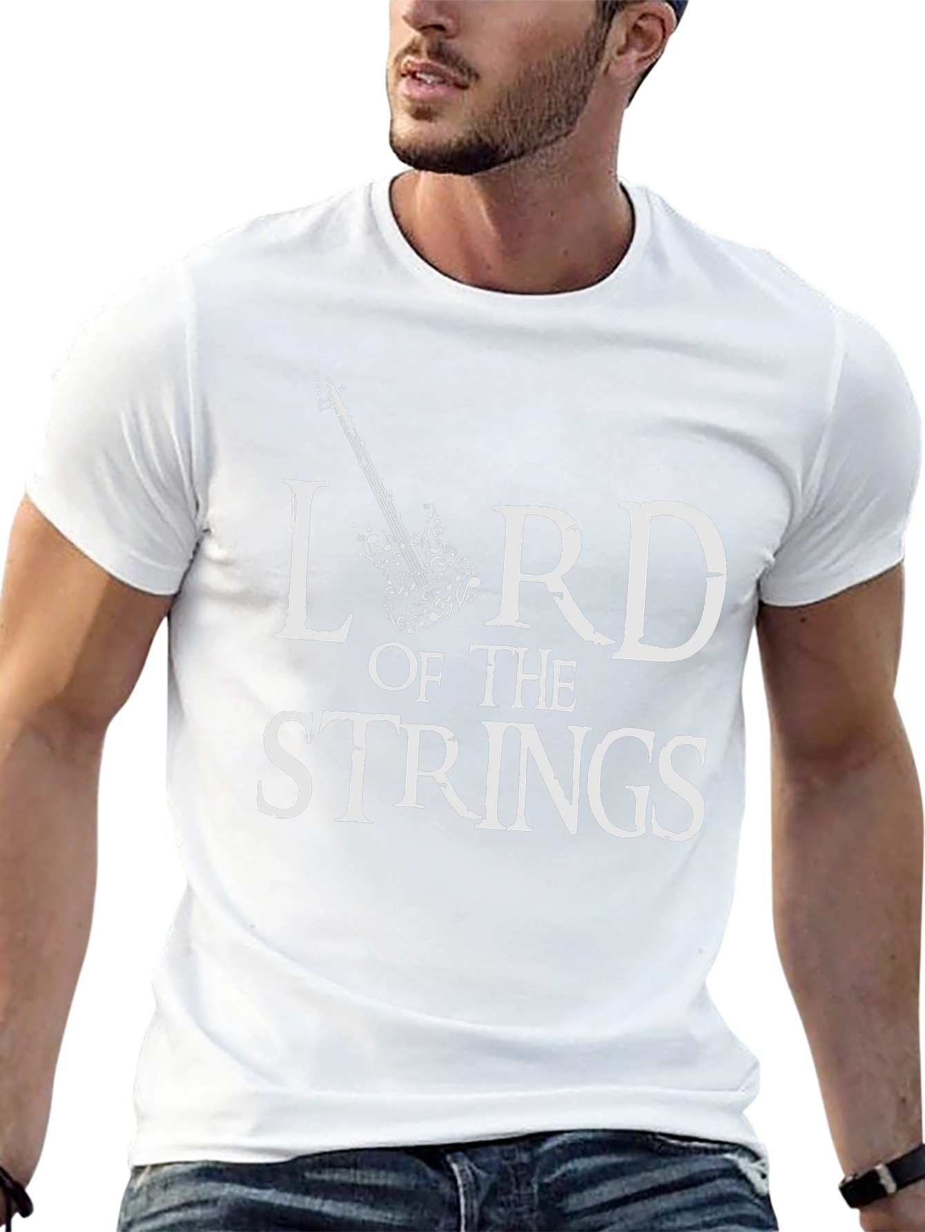 Lord of the Strings Black T-Shirt