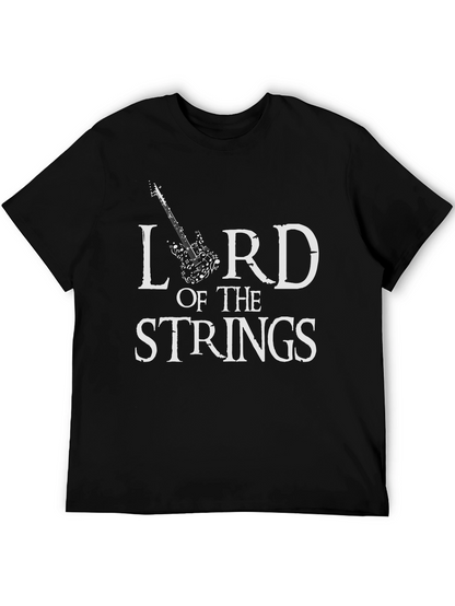 Lord of the Strings Black T-Shirt