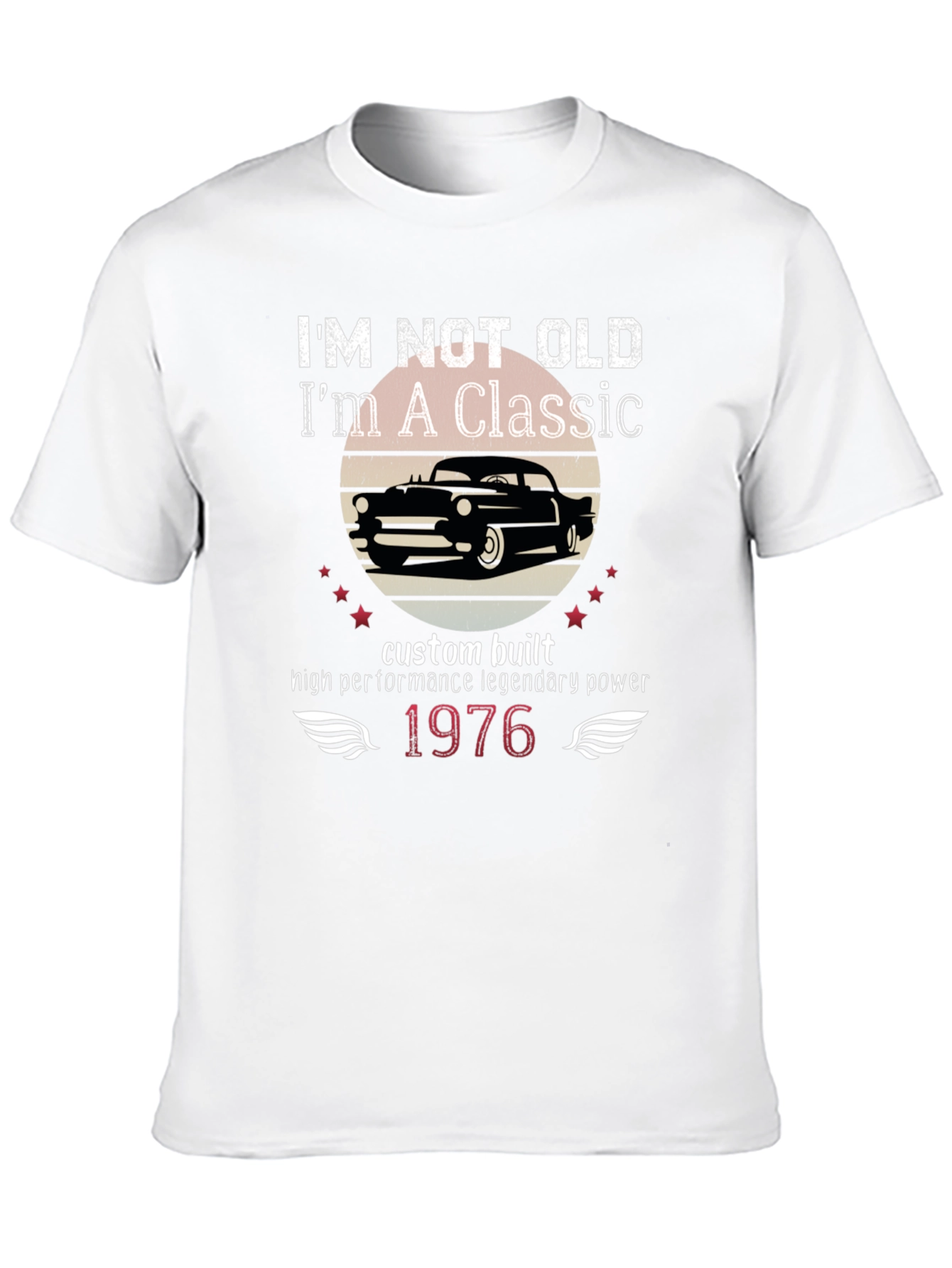 Classic Car 1976 Birthday T-Shirt