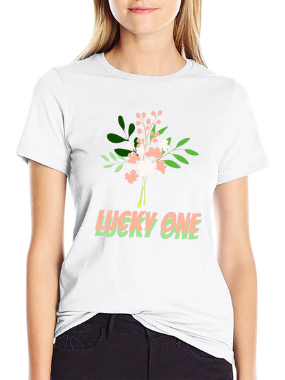 Lucky One Graphic Tee - Soft Cotton Blend