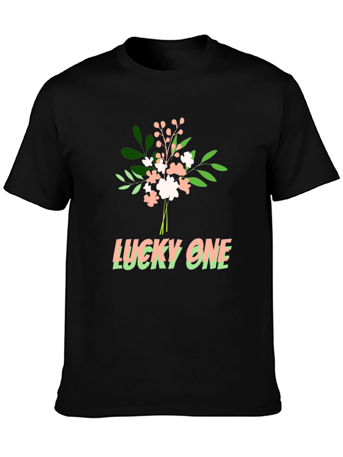 Lucky One Graphic Tee - Soft Cotton Blend