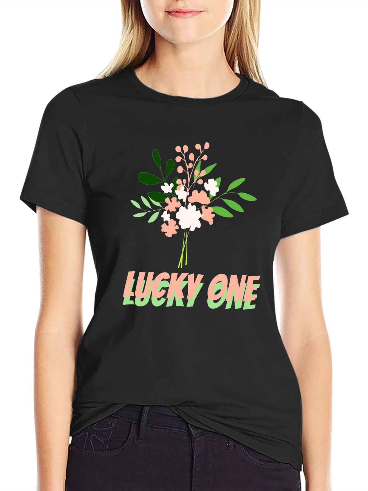 Lucky One Graphic Tee - Soft Cotton Blend