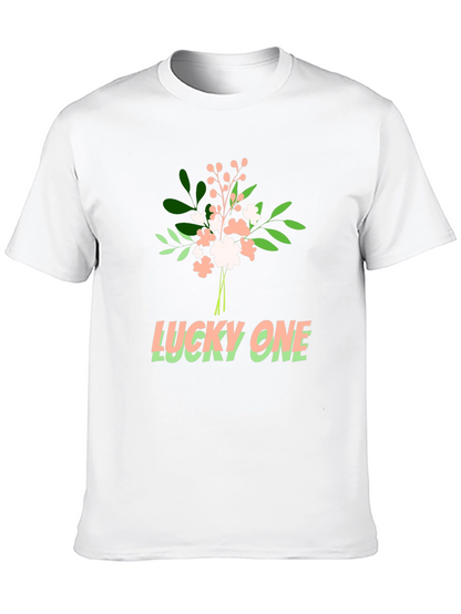 Lucky One Graphic Tee - Soft Cotton Blend