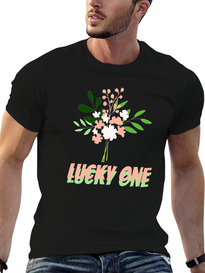 Lucky One Graphic Tee - Soft Cotton Blend