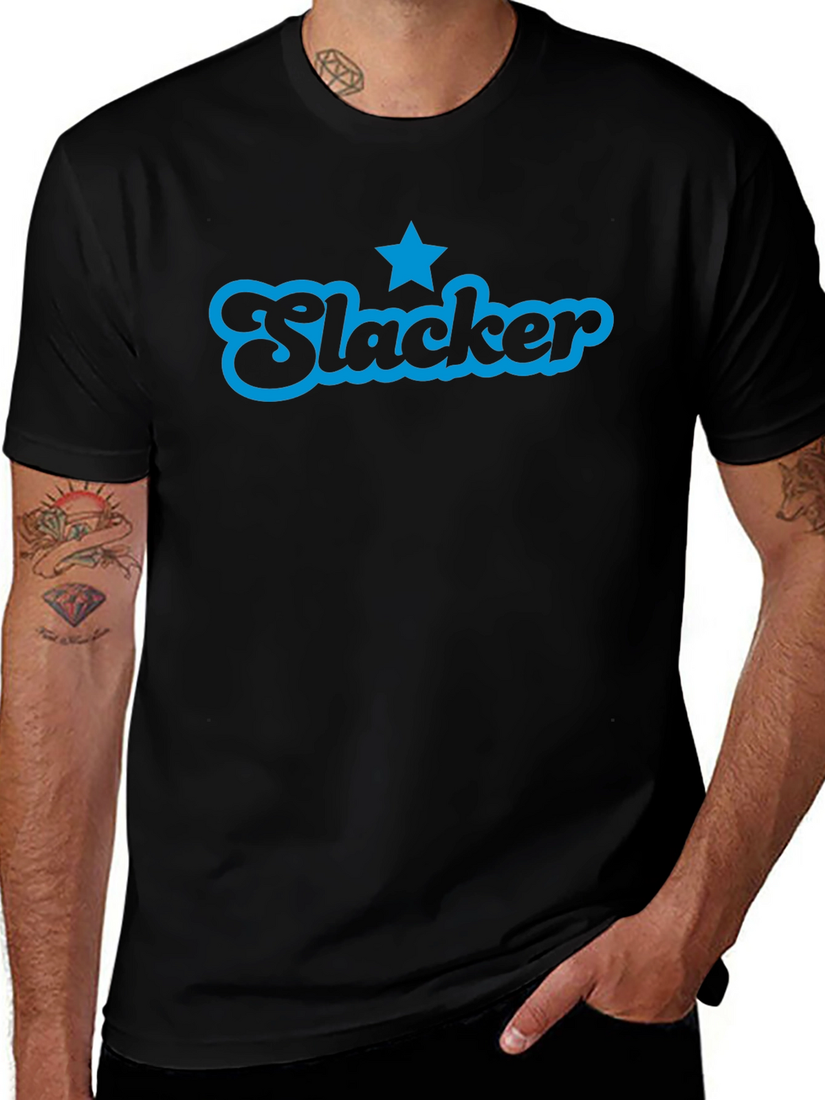 Slacker Graphic Tee - Cool Retro Style