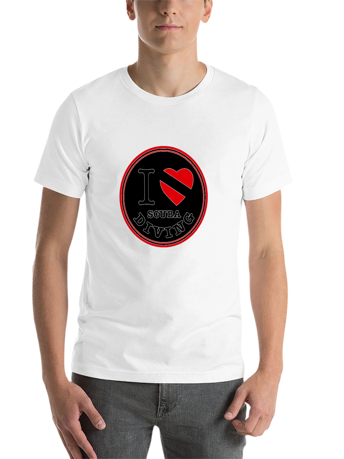 I Love Scuba Diving Black T-Shirt