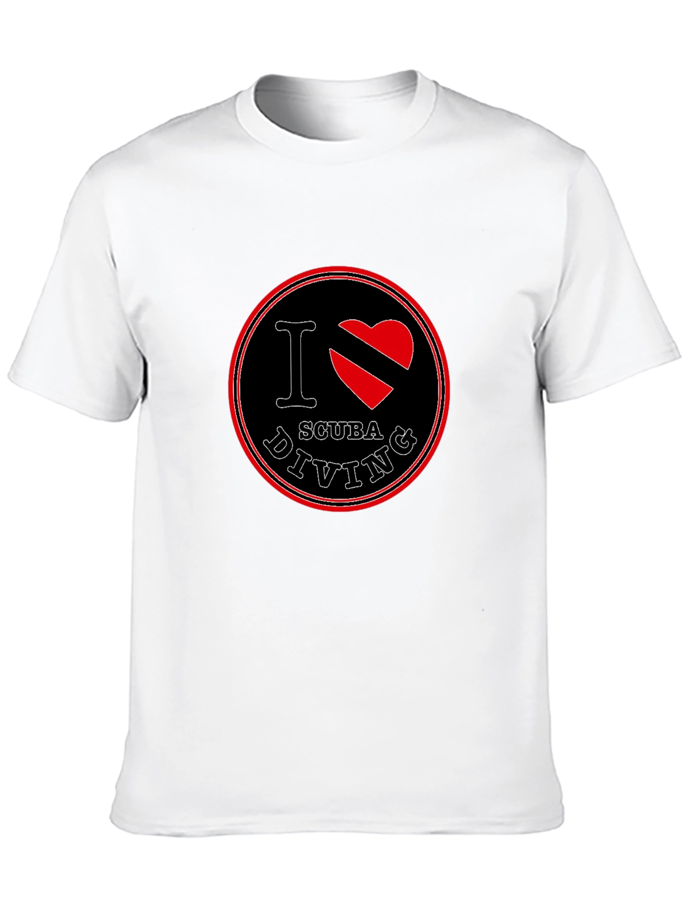 I Love Scuba Diving Black T-Shirt