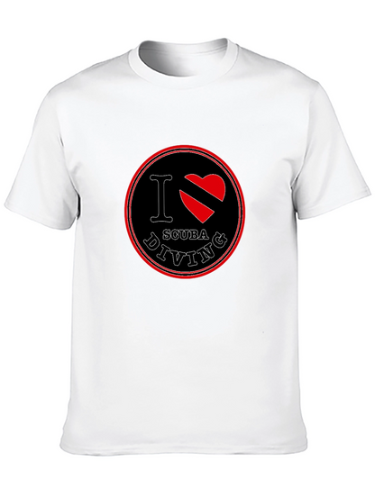 I Love Scuba Diving Black T-Shirt