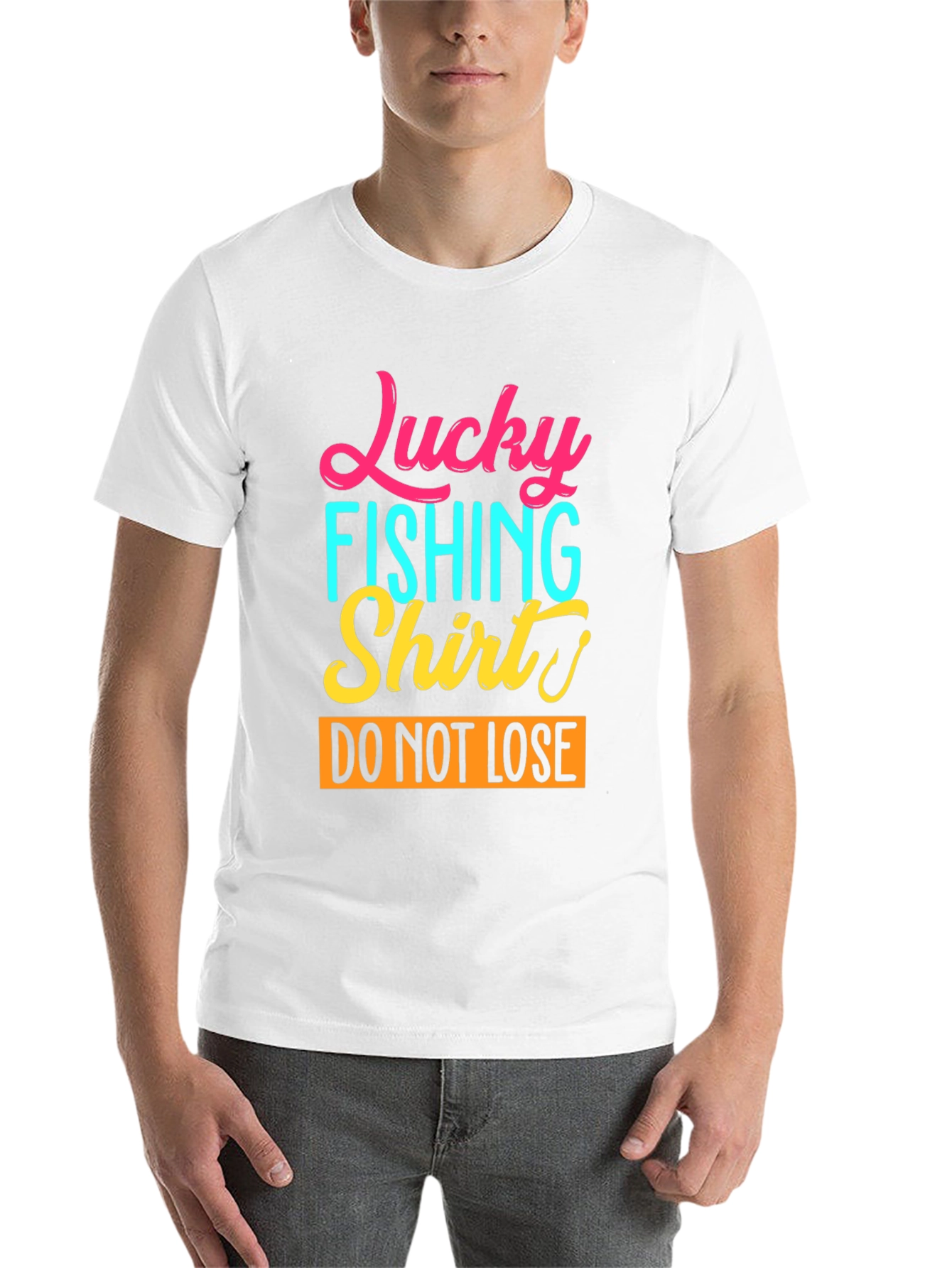 Lucky Fishing Shirt Graphic Tee