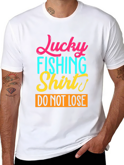 Lucky Fishing Shirt Graphic Tee