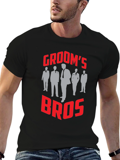 Grooms Bros T-Shirt - Wedding Party Apparel