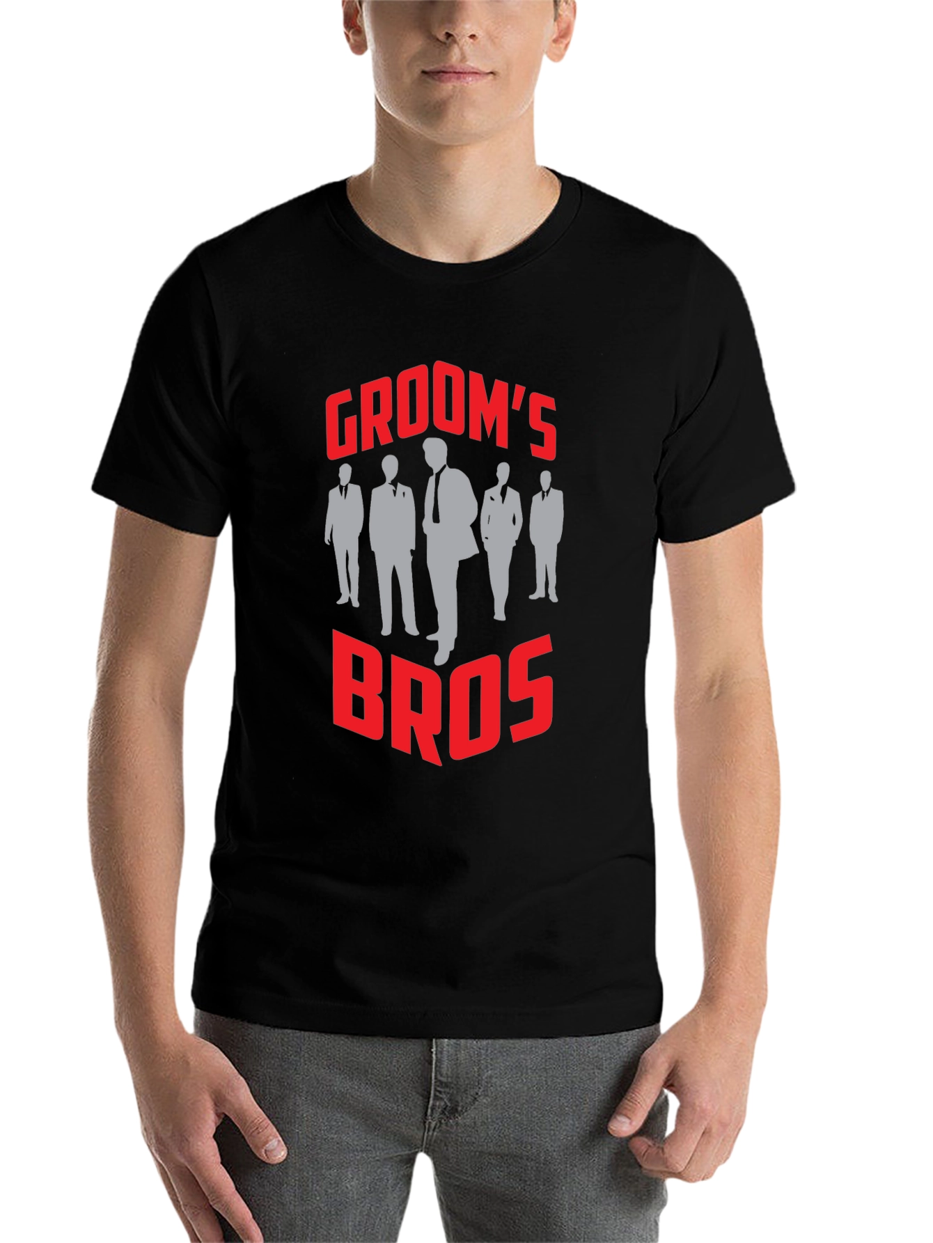 Grooms Bros T-Shirt - Wedding Party Apparel