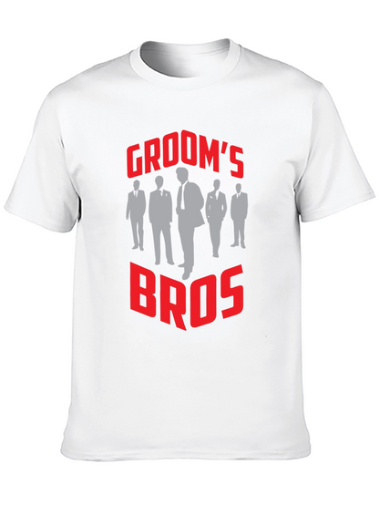 Grooms Bros T-Shirt - Wedding Party Apparel