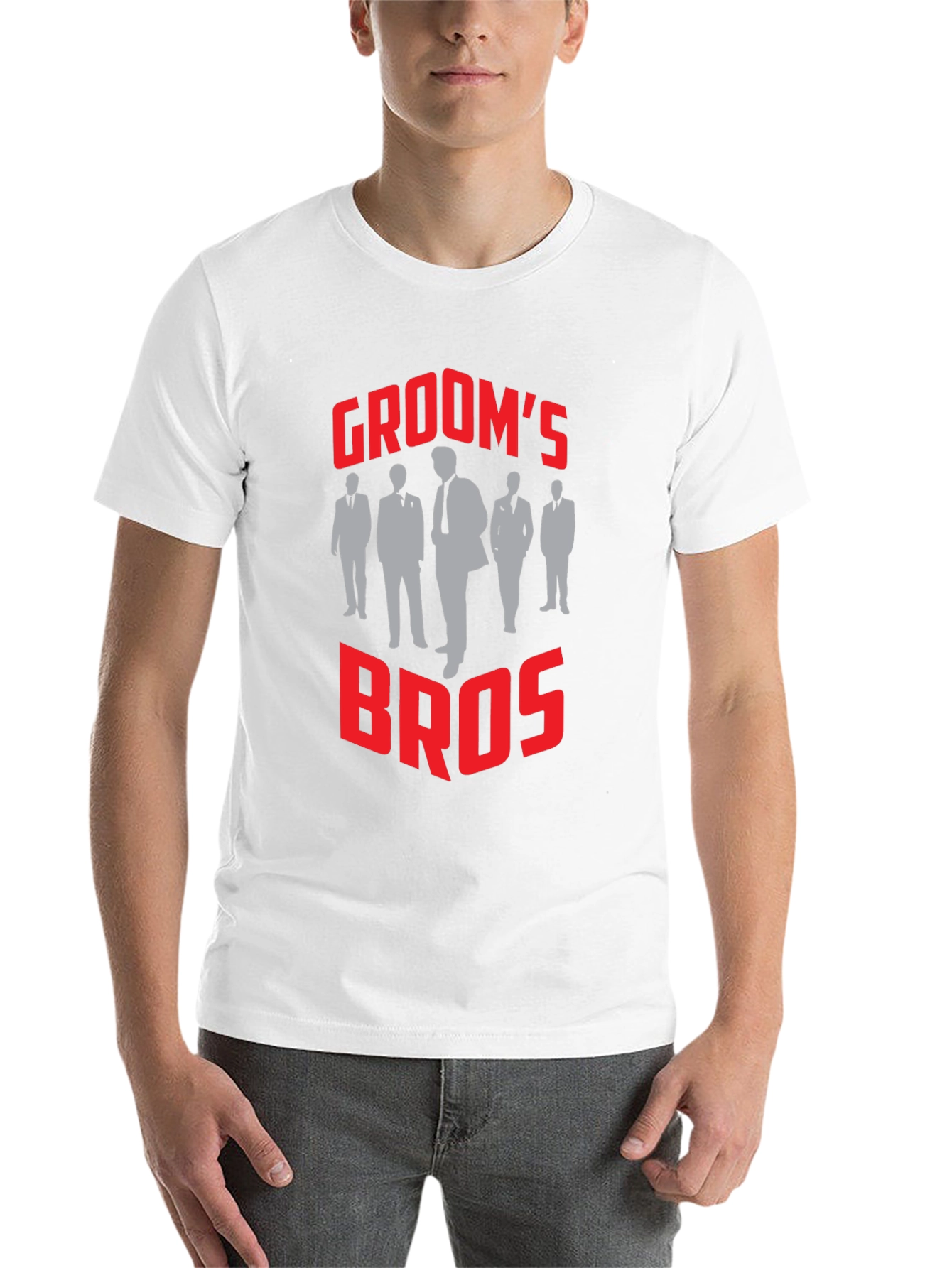 Grooms Bros T-Shirt - Wedding Party Apparel