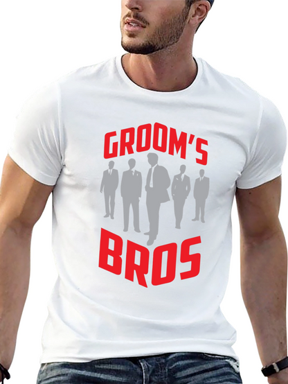Grooms Bros T-Shirt - Wedding Party Apparel