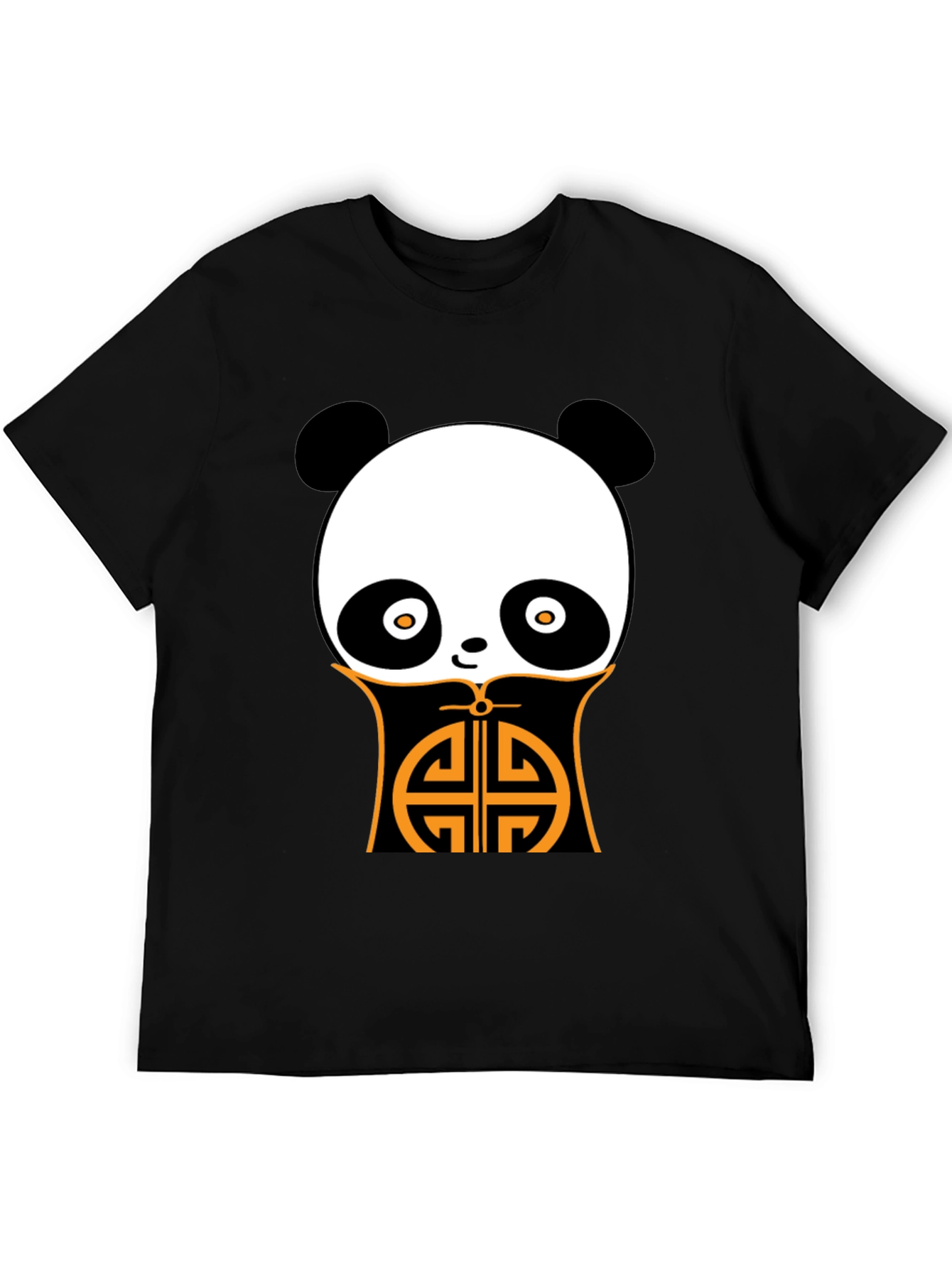 Panda Graphic Black Tee