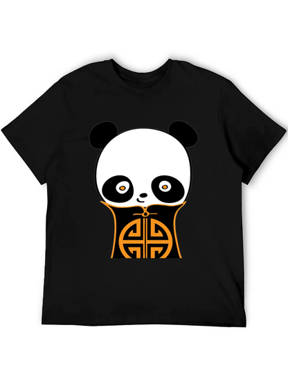 Panda Graphic Black Tee