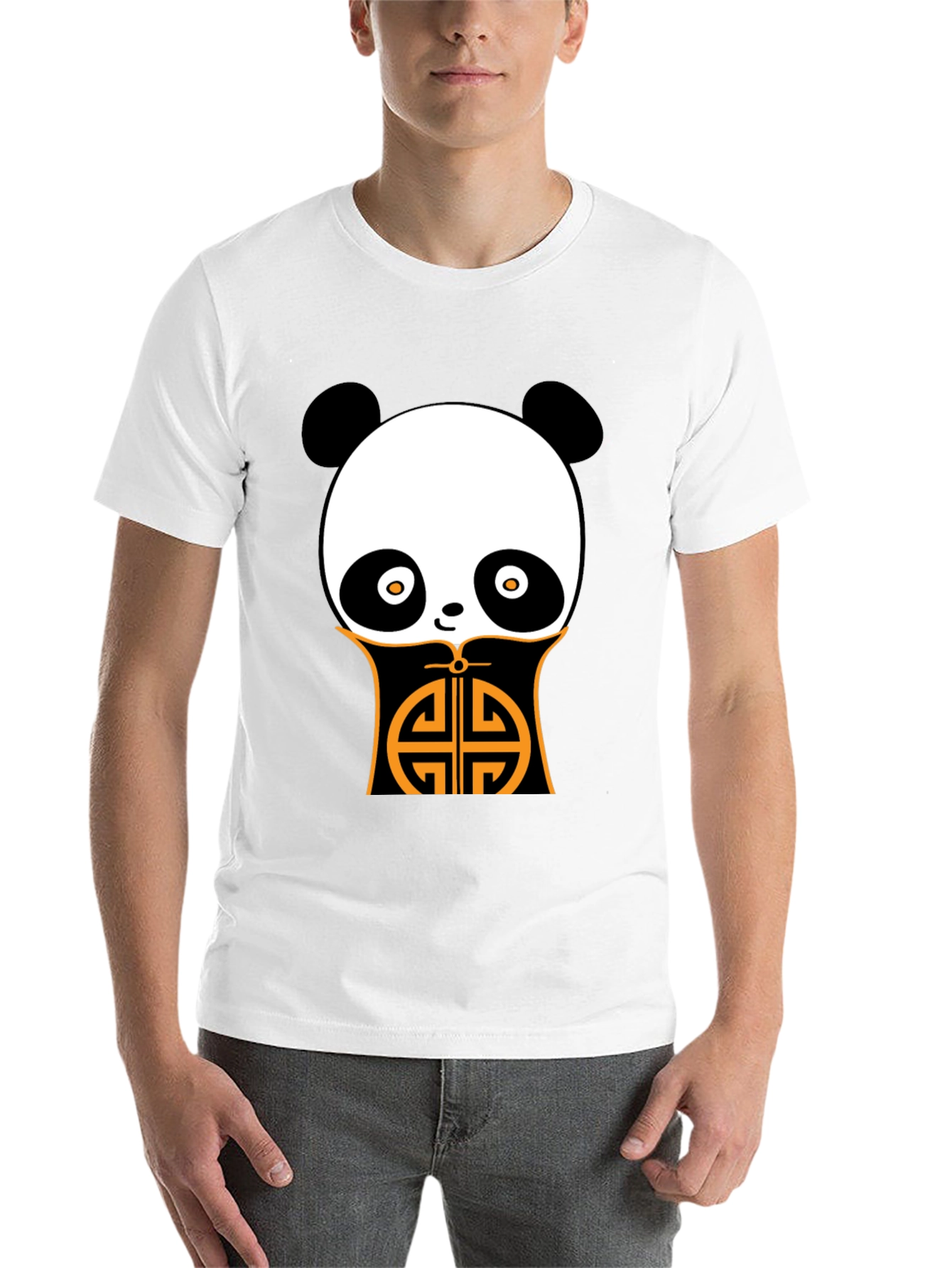 Panda Graphic Black Tee