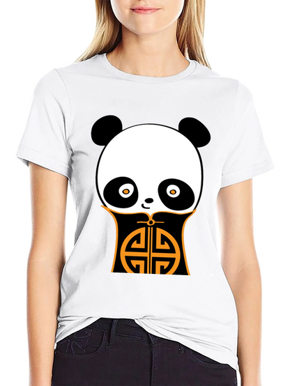 Panda Graphic Black Tee