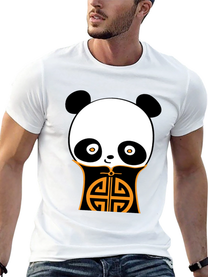 Panda Graphic Black Tee