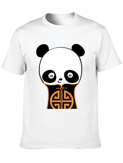 Panda Graphic Black Tee