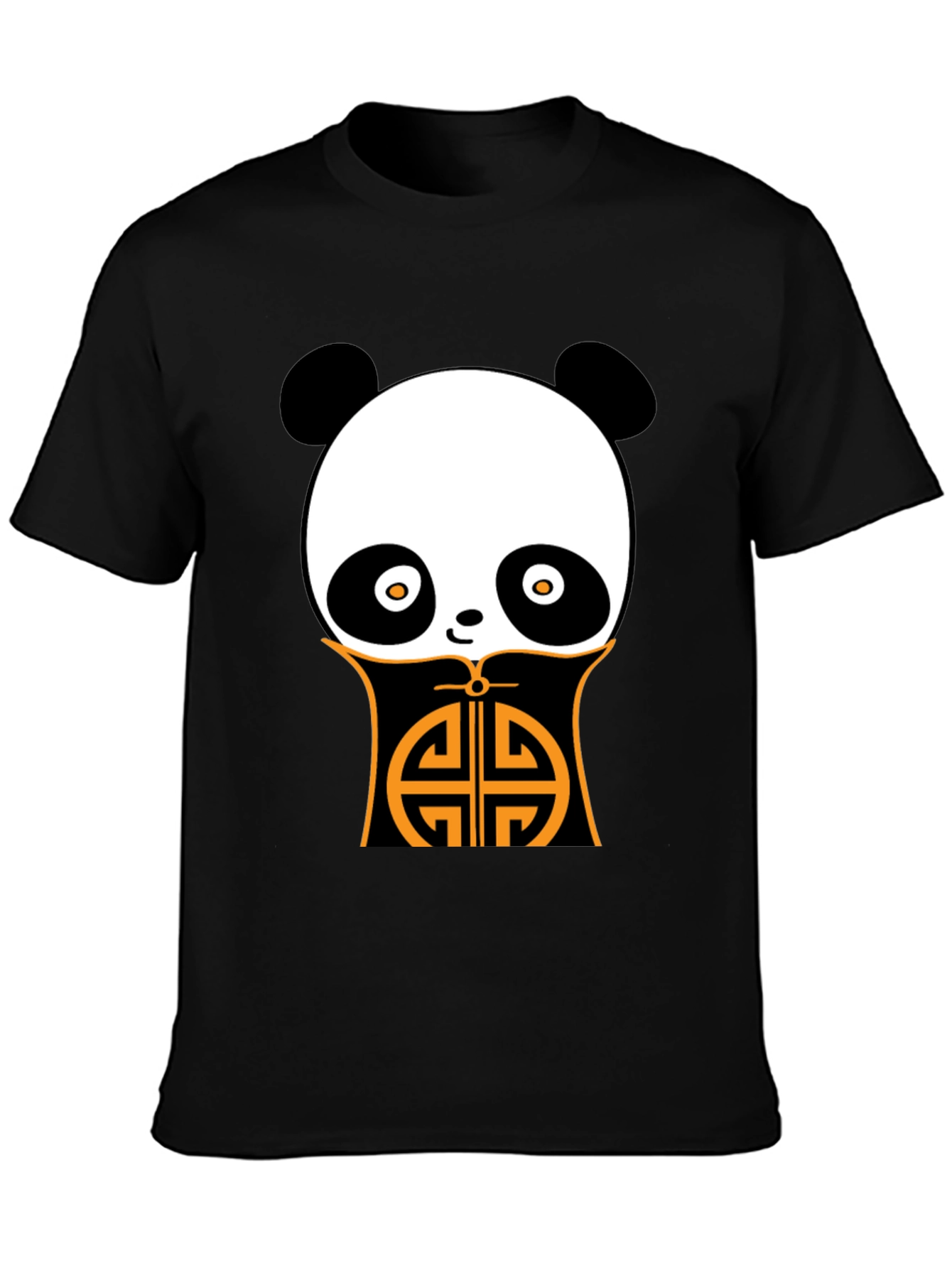 Panda Graphic Black Tee