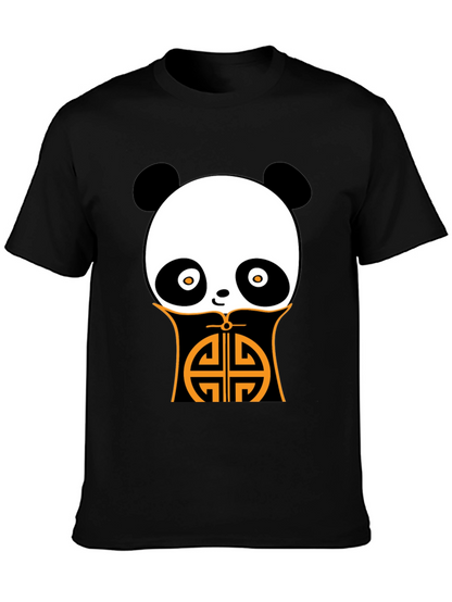 Panda Graphic Black Tee