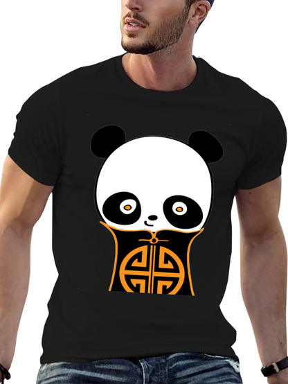 Panda Graphic Black Tee