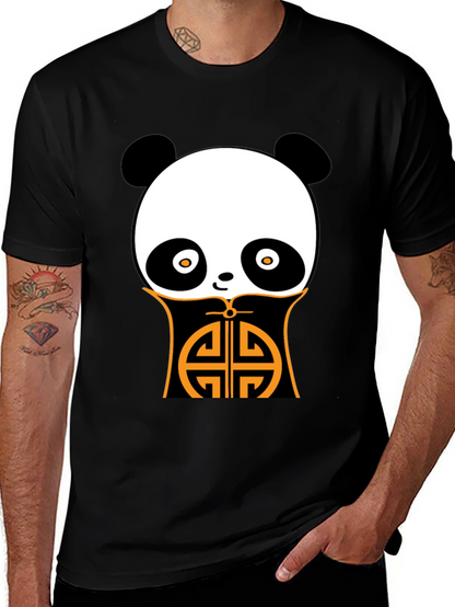 Panda Graphic Black Tee
