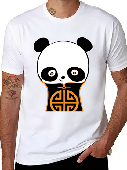 Panda Graphic Black Tee