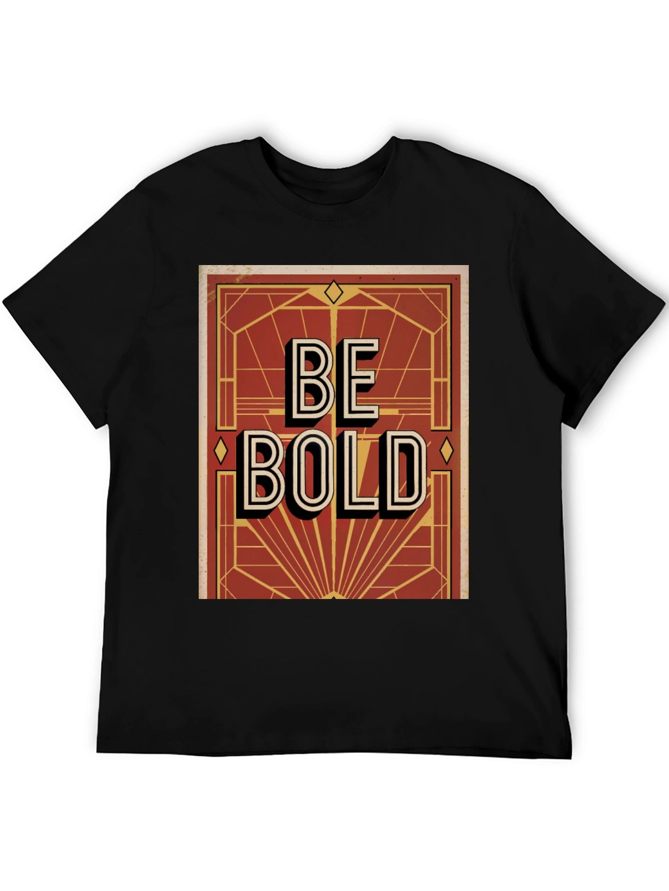 Be Bold Graphic Print Mens T-Shirt