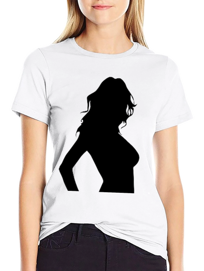 Silhouette Tee - Sleek Black T-Shirt