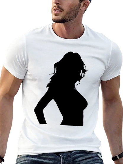 Silhouette Tee - Sleek Black T-Shirt