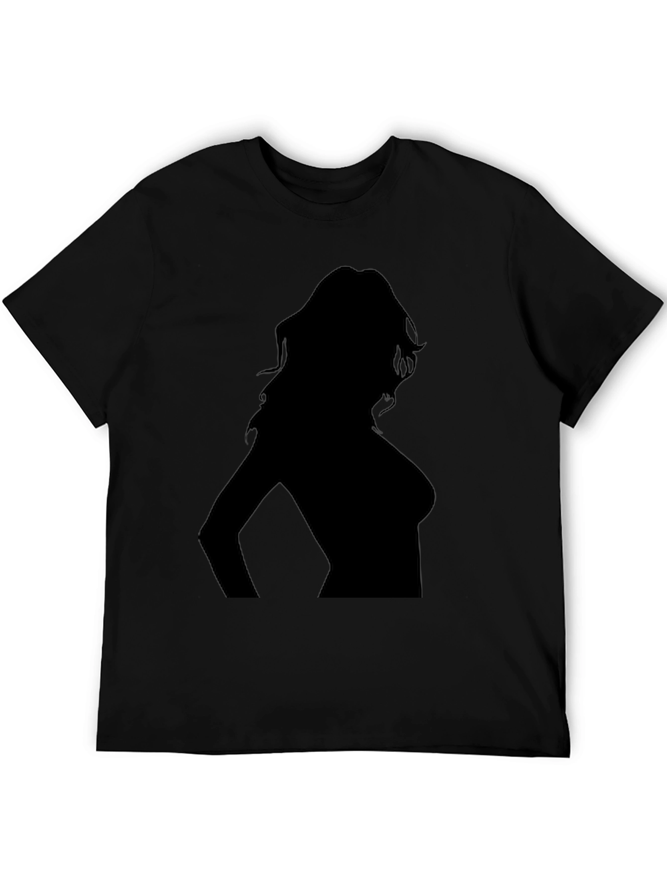 Silhouette Tee - Sleek Black T-Shirt