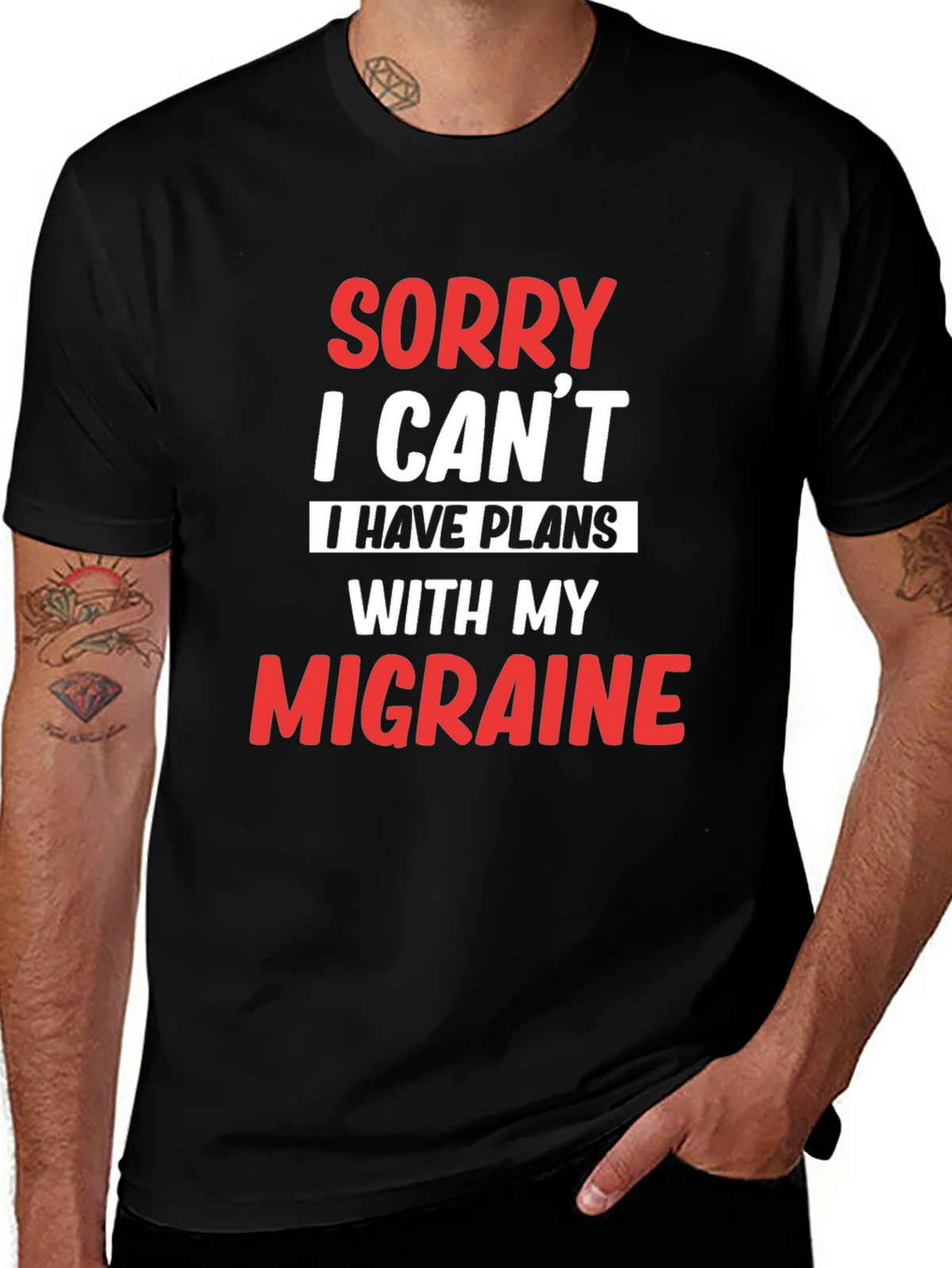 Sorry I Cant Migraine T-Shirt