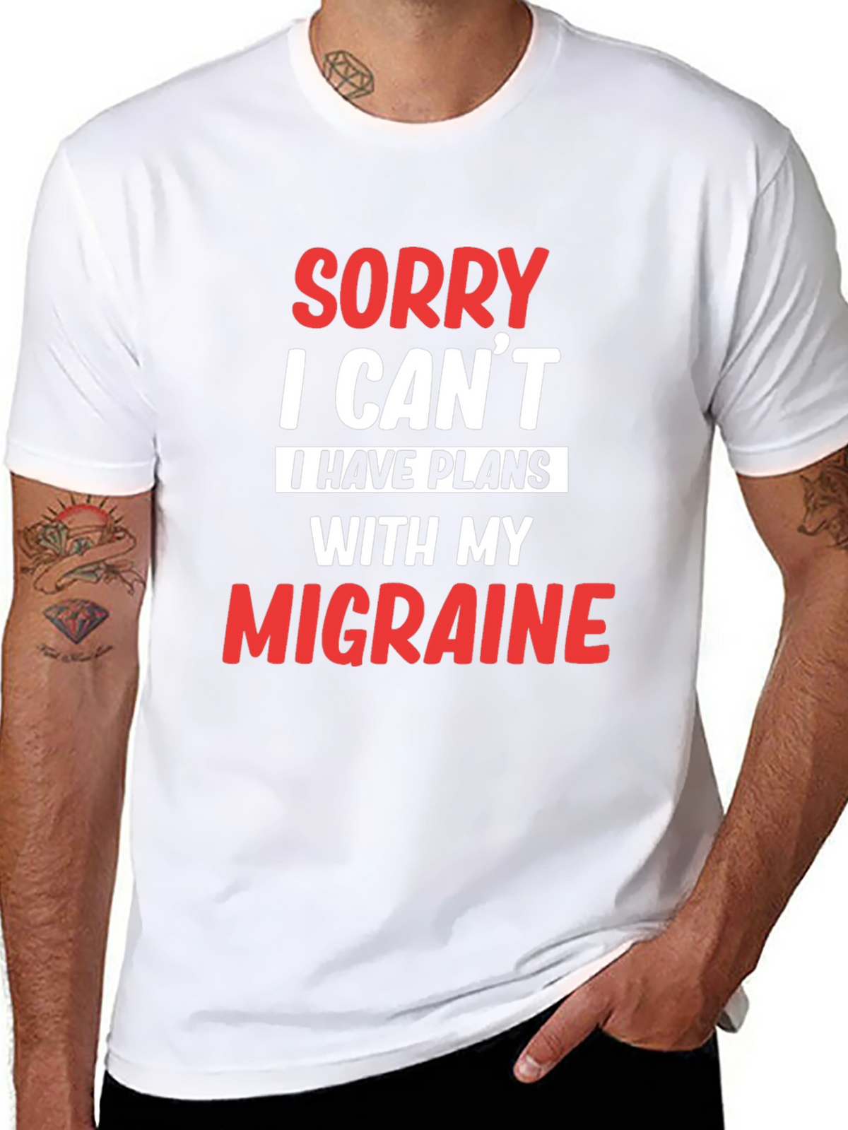 Sorry I Cant Migraine T-Shirt