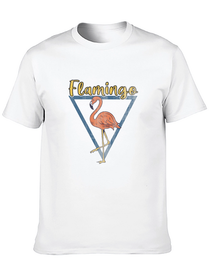 Flamingo Graphic Tee - Mens Black T-Shirt