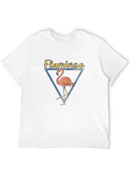 Flamingo Graphic Tee - Mens Black T-Shirt