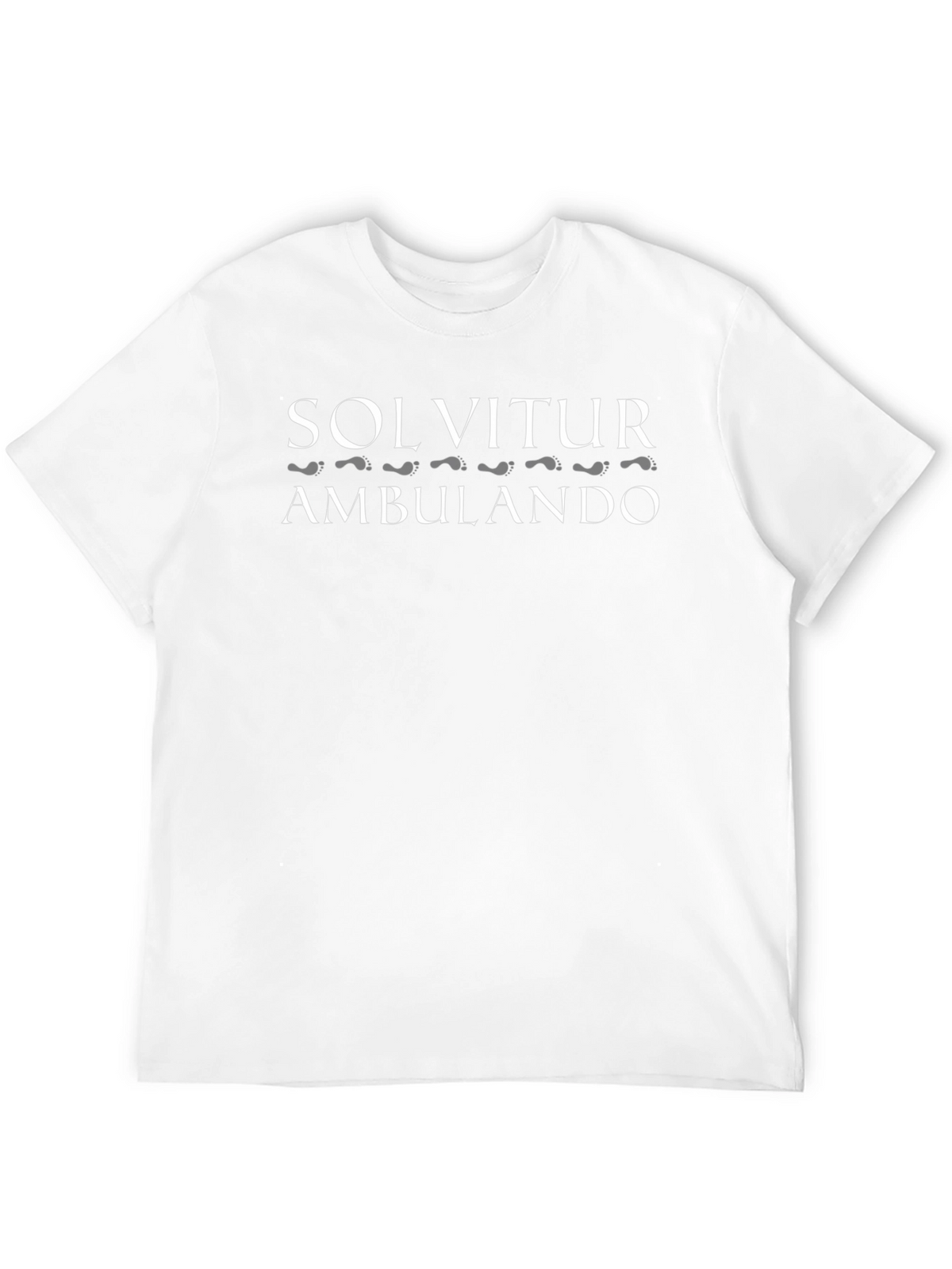 Solvitur Ambulando Black Graphic Tee