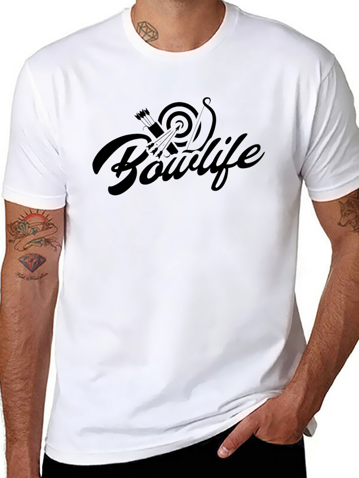Bowlife Black T-Shirt - Archery Inspired Graphic Tee