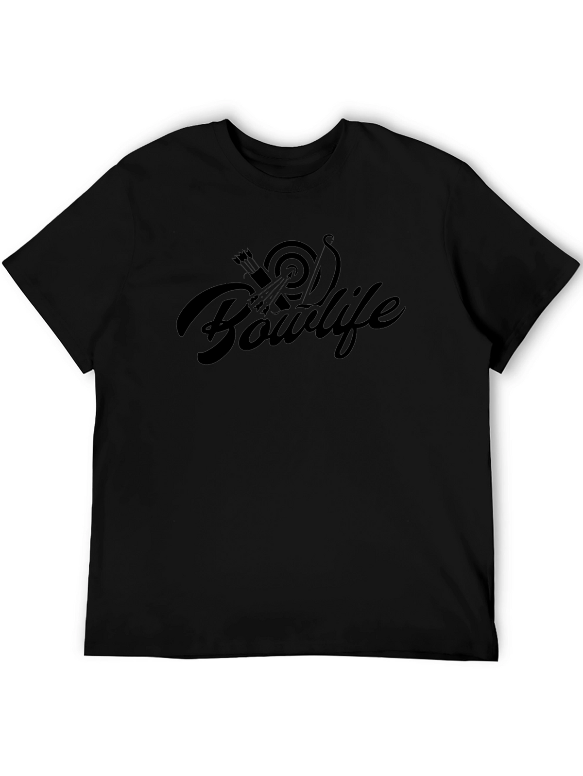 Bowlife Black T-Shirt - Archery Inspired Graphic Tee