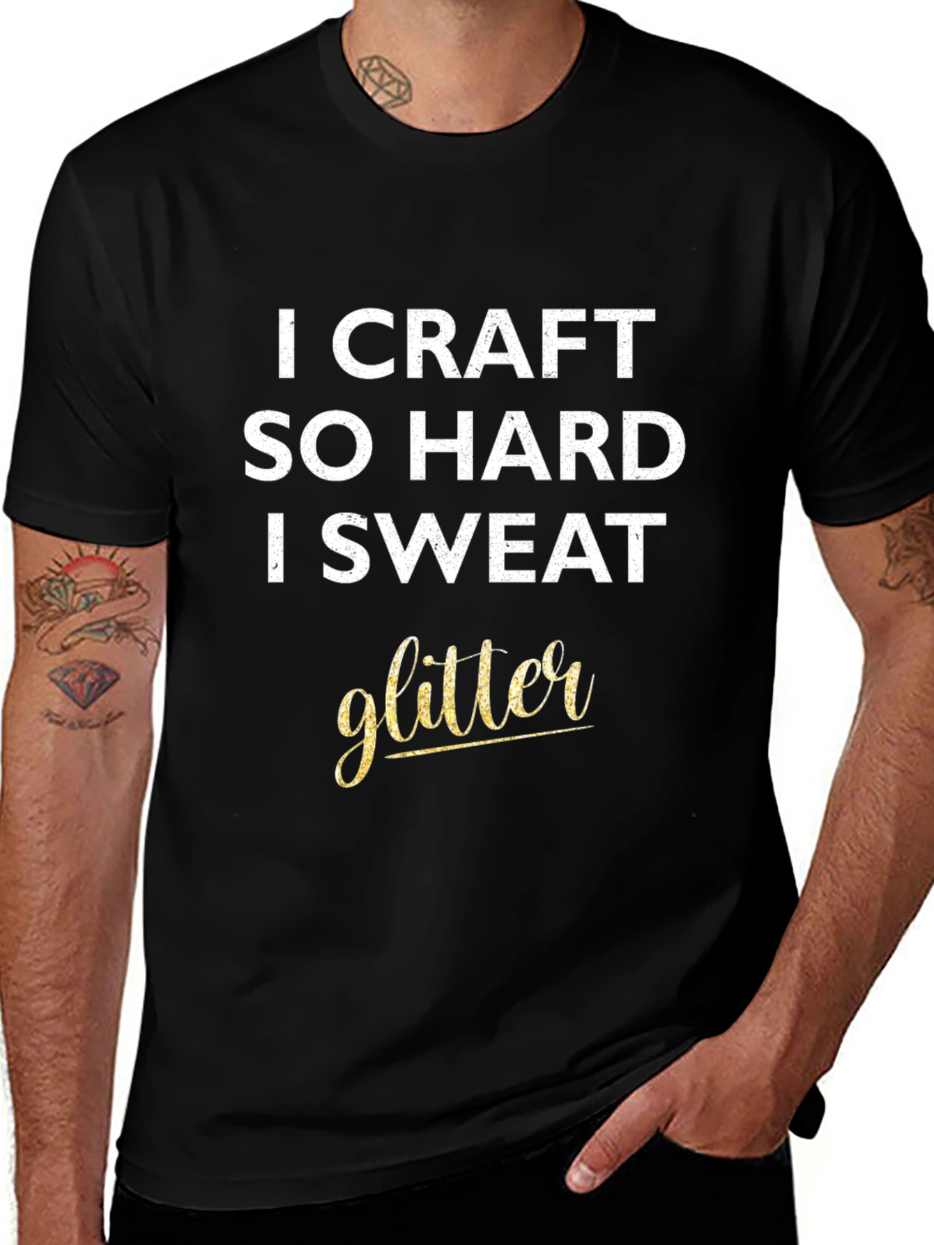 Crafting Glitter T-Shirt