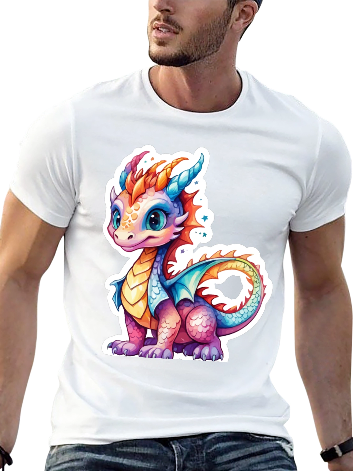 Cute Dragon Graphic Tee