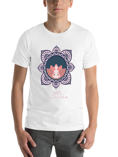 Just Meditate Graphic Tee - Relaxed Fit